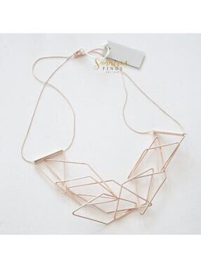 COS Shaped Metal Necklace